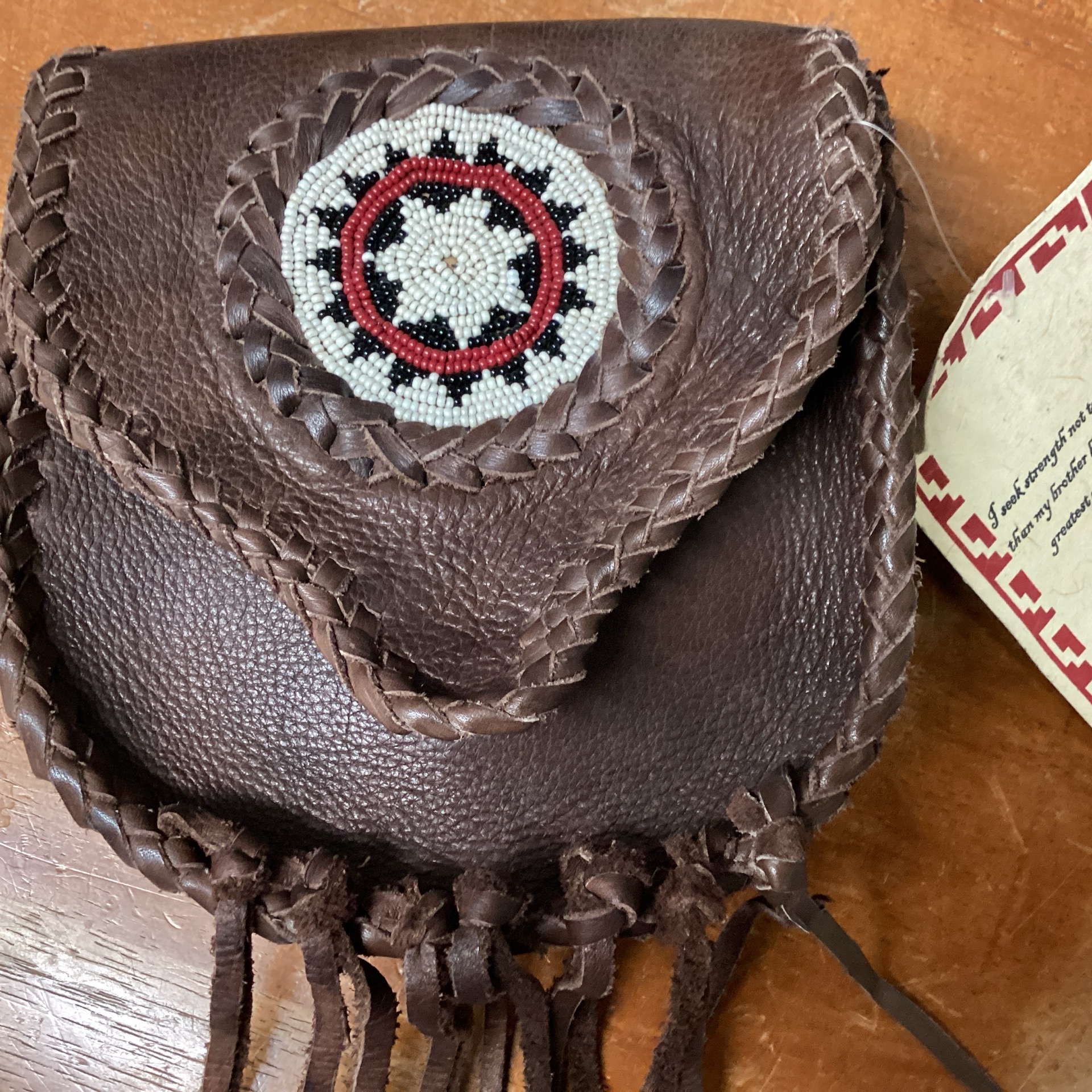Belt Clip Bag w/Rossette in Acorn