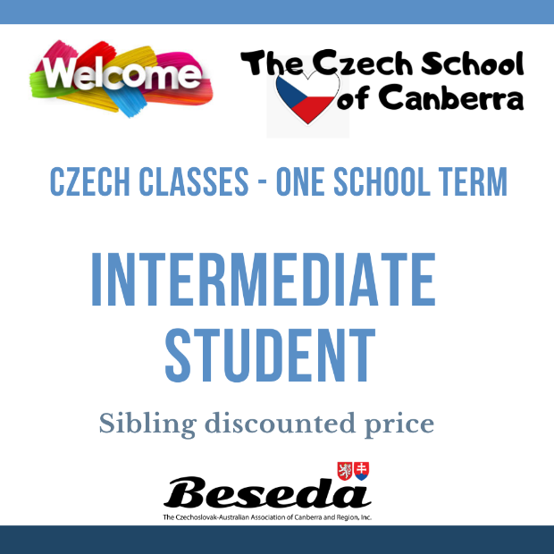 Czech Classes Sibling Discounted Price Intermediate Student in CZ / ENG