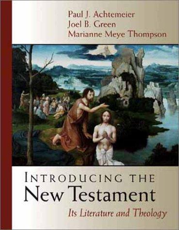 Cover of Introducing the New Testament: Its Literature and Theology