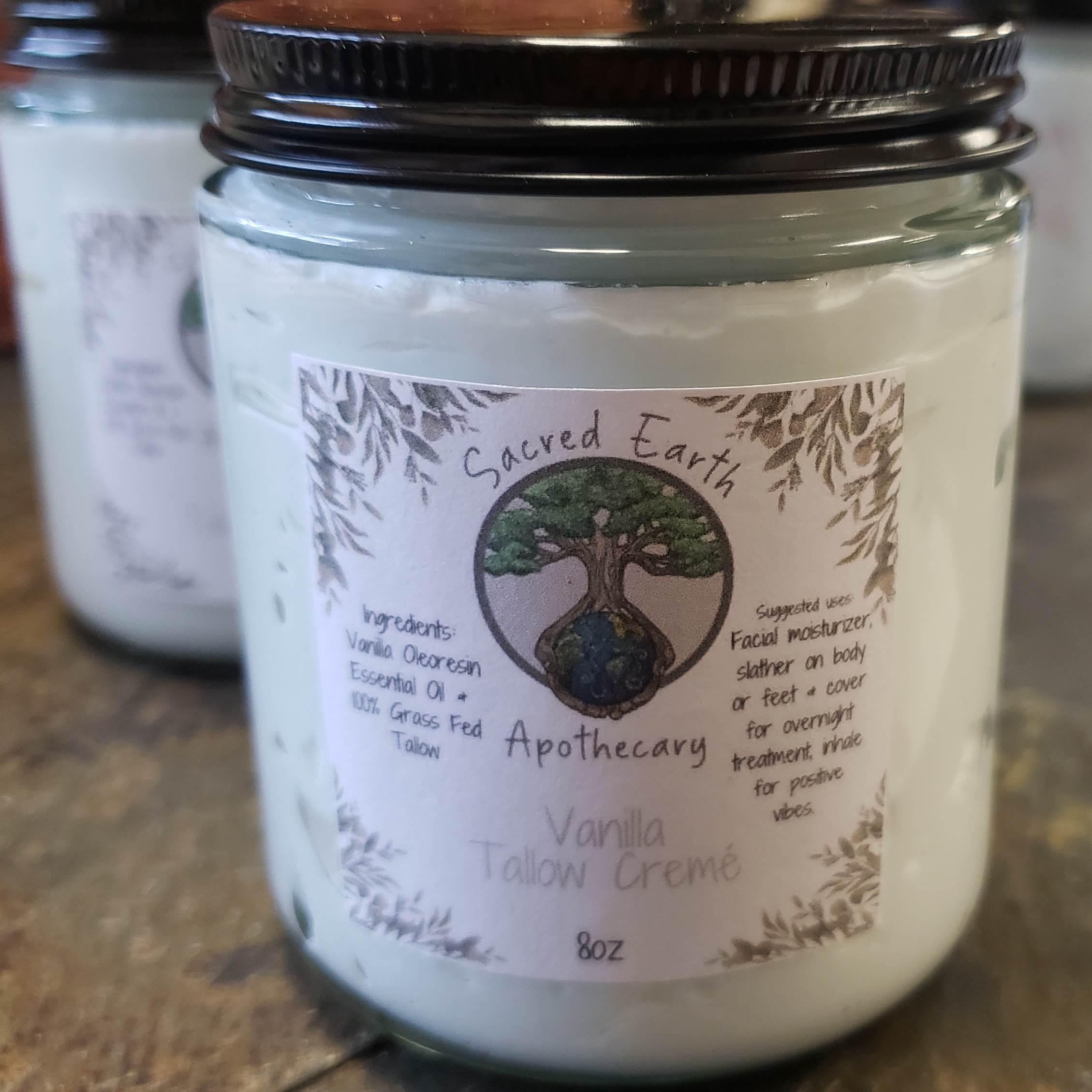 Sacred Earth Apothecary - 8oz Vanilla Tallow