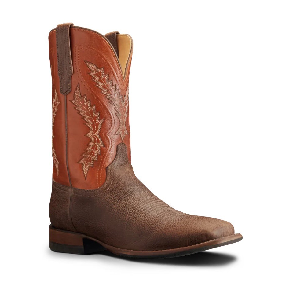 Tecovas The Doc - Dark Chestnut & Rust Orange