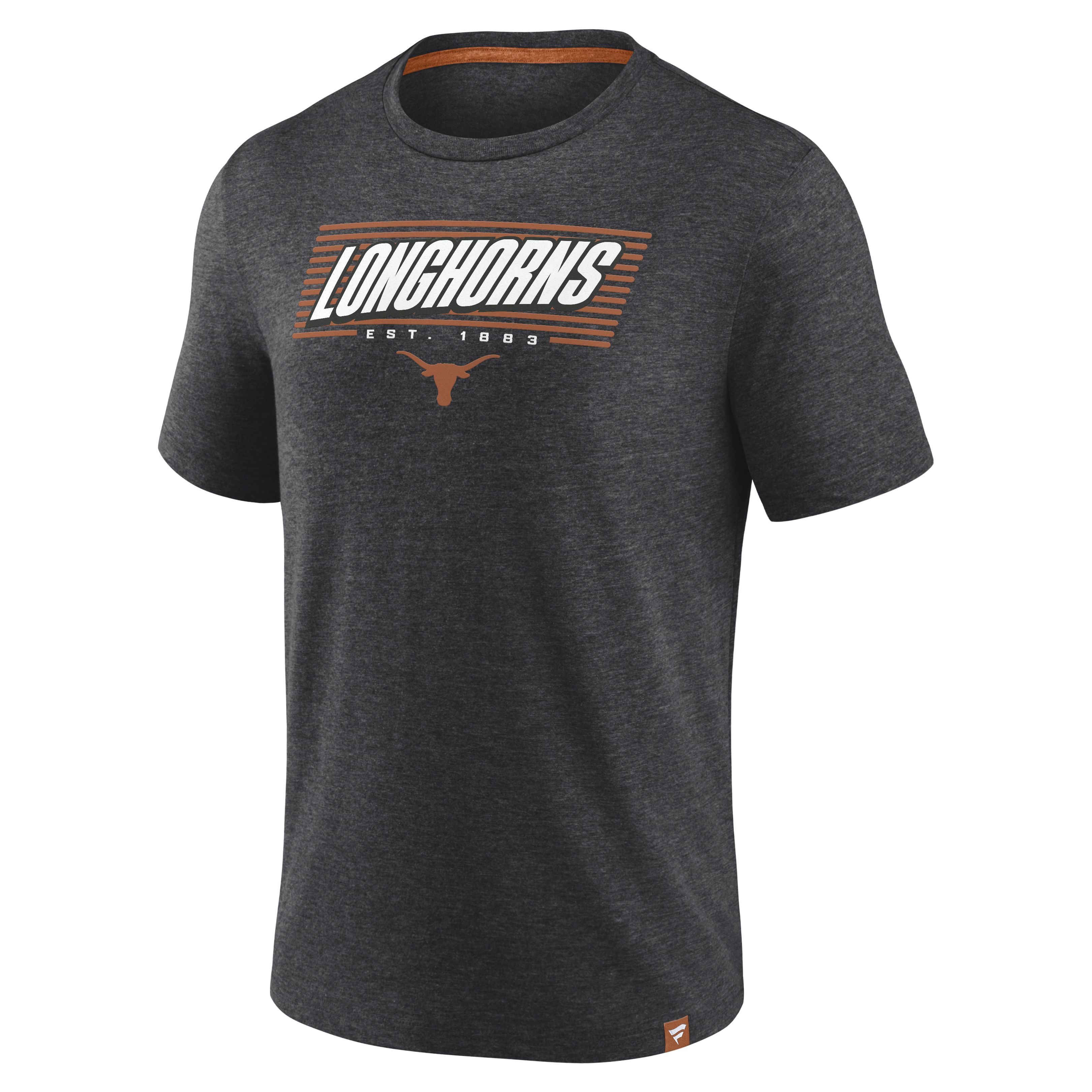 Texas Longhorns Charcoal Grey Off Stack Shirt