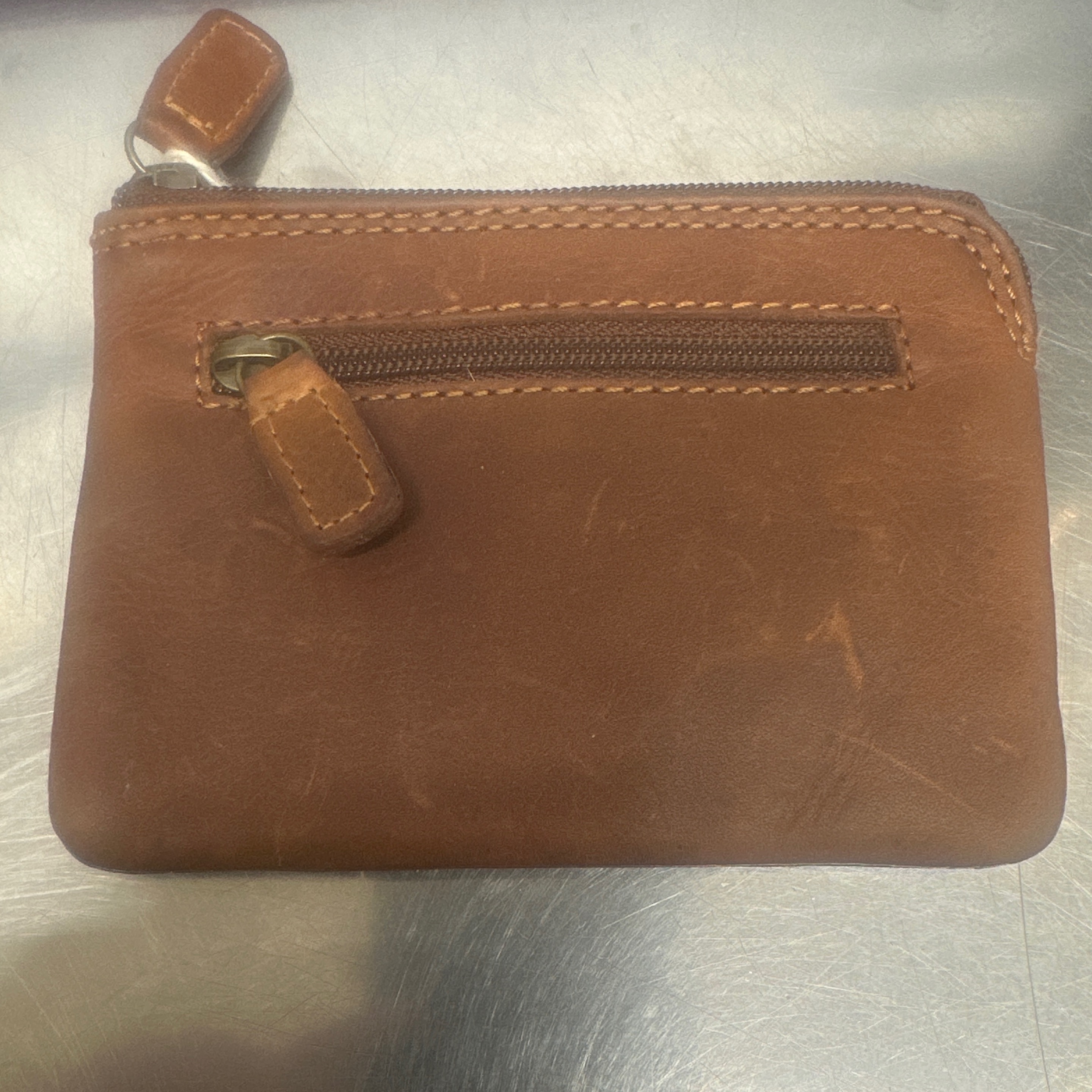Brown Leather Coin Purse