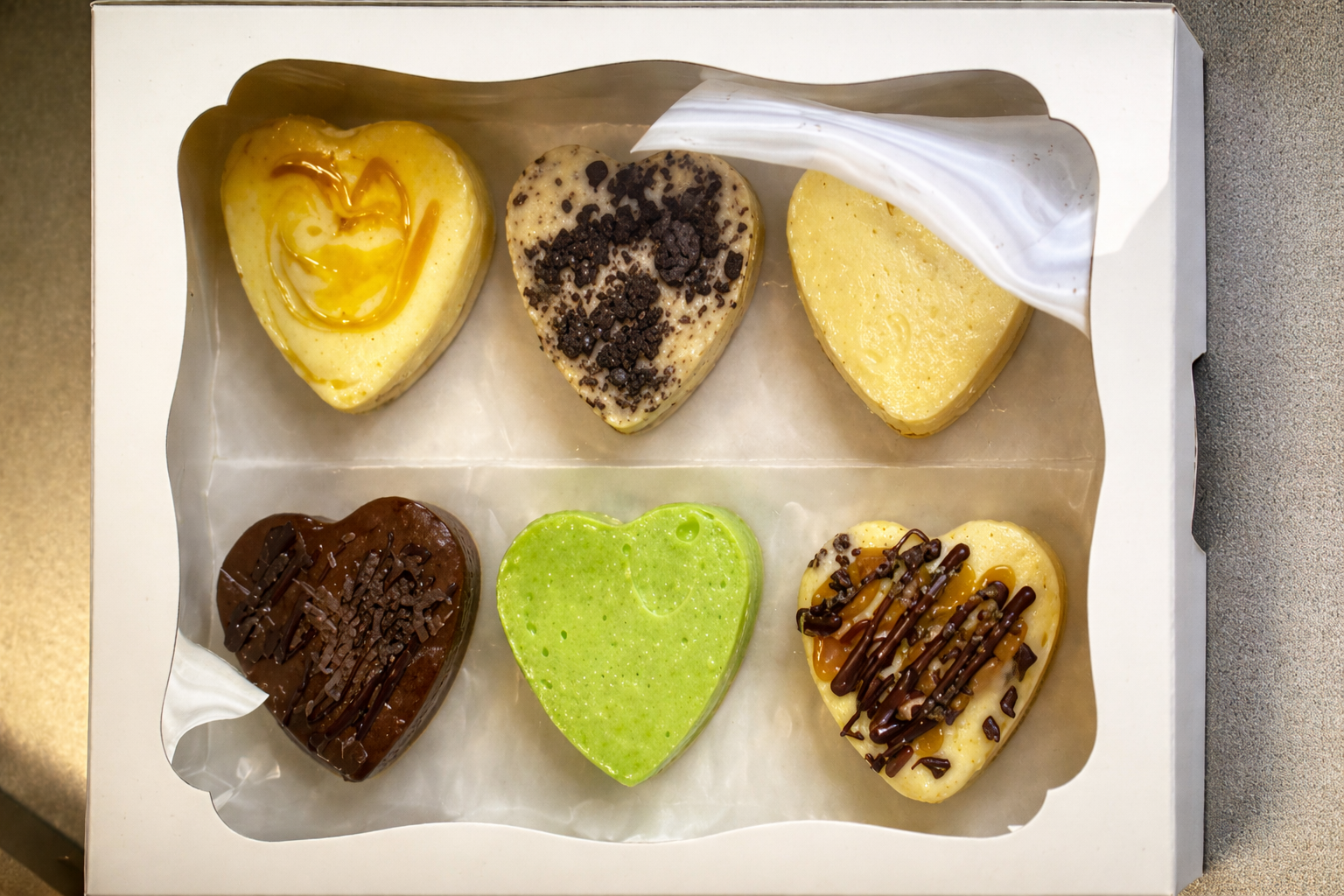 Valentines Hearts (Box of 6 -2.75”)