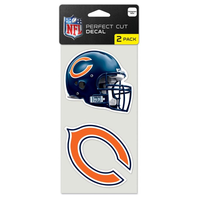 Chicago Bears Perfect Cut Decals 2 pack