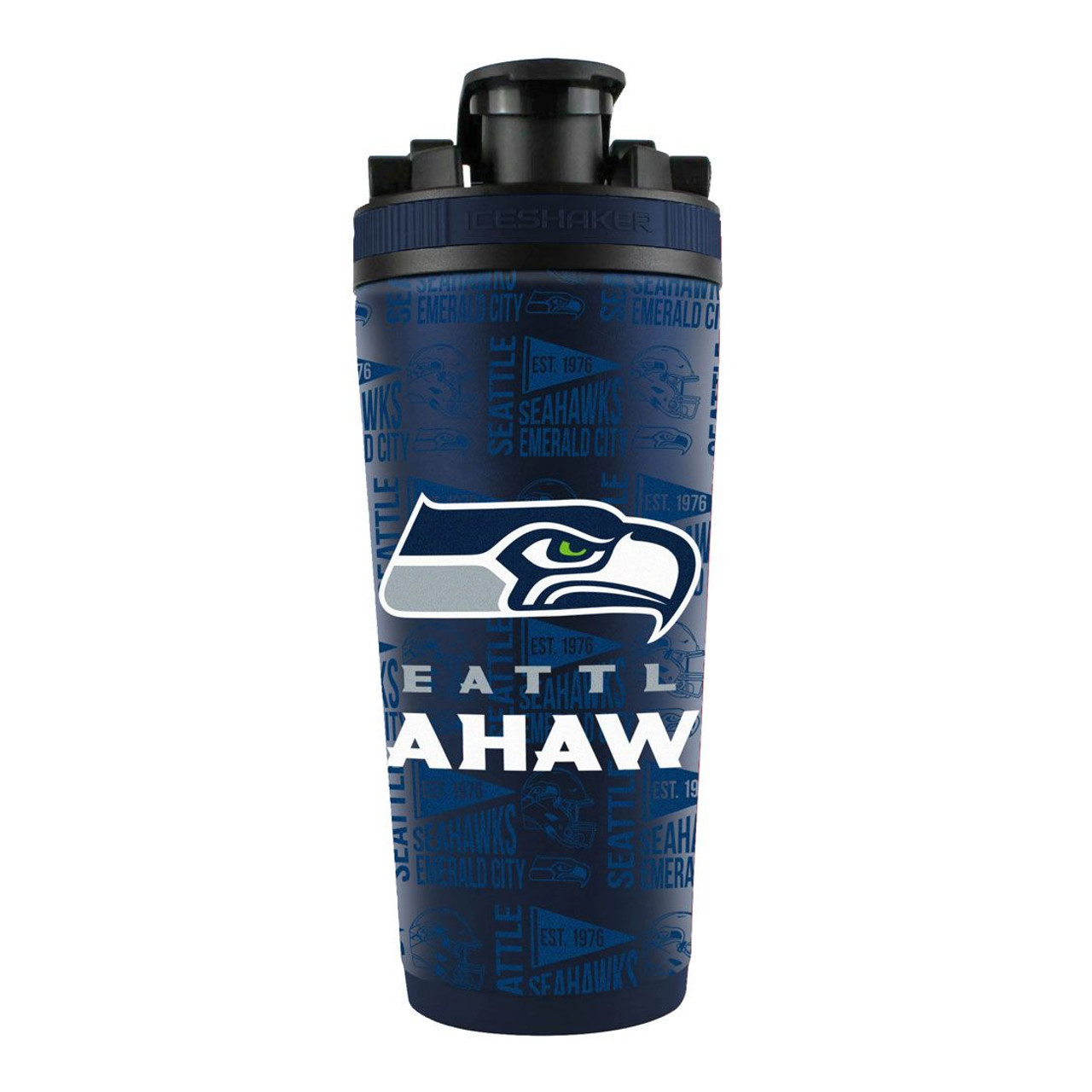 Seattle Seahawks 4D Stainless Steel Ice Shaker 26oz