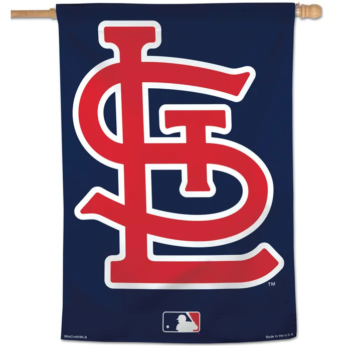St. Louis Cardinals Navy Blue Vertical House Flag 28x40"