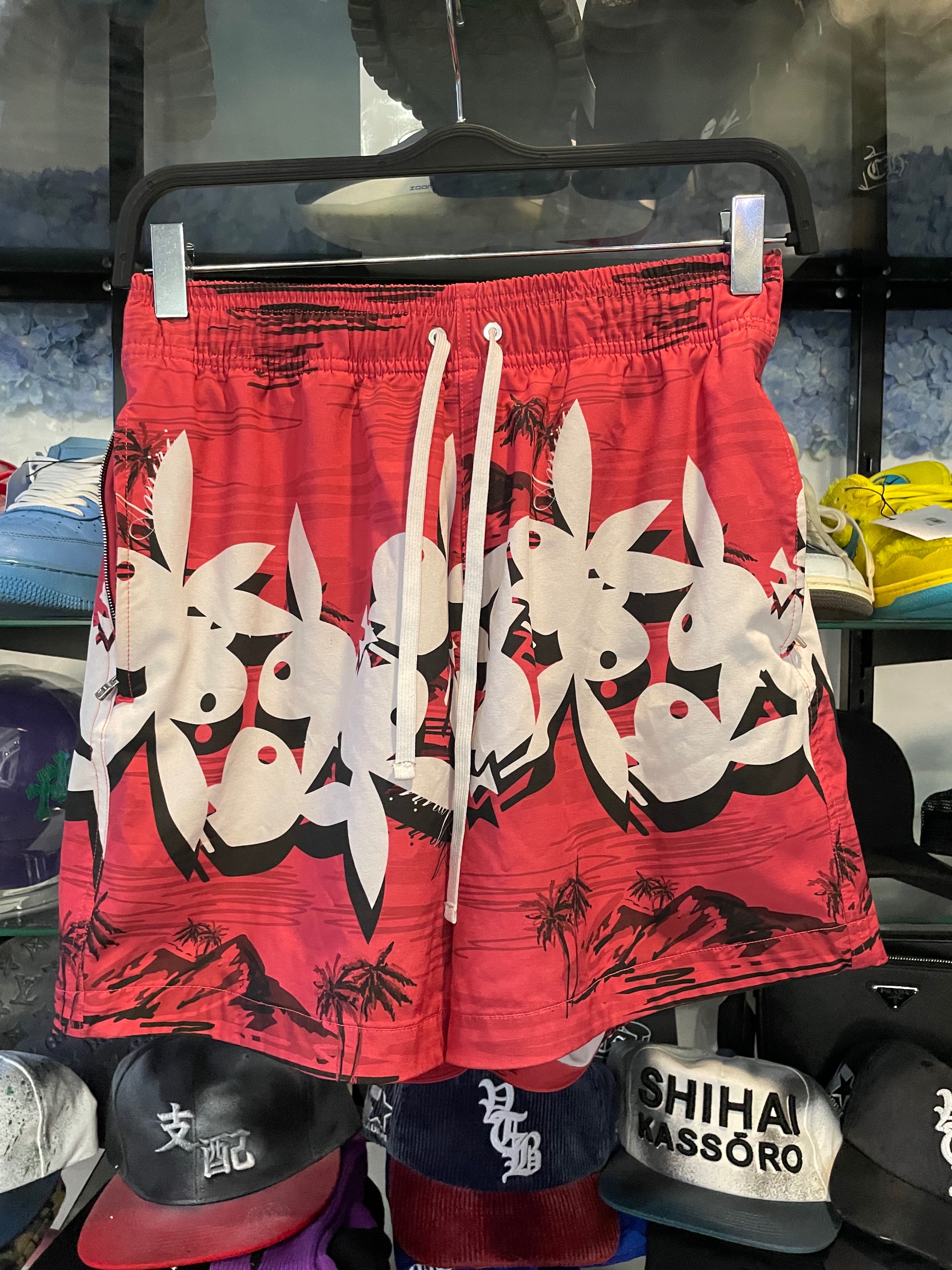 Amiri playboy swim trunks size S (used)
