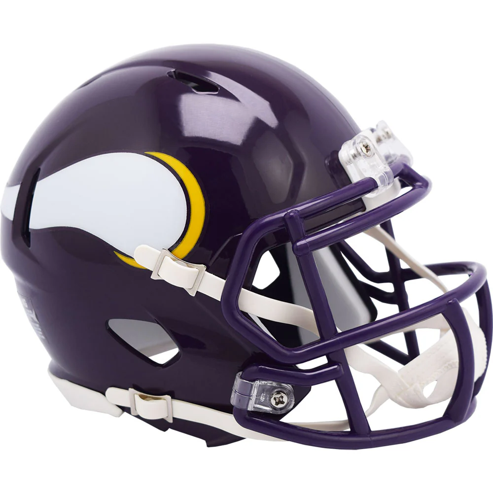 Minnesota Vikings 1983-2001 Throwback Riddell Speed Mini Helmet