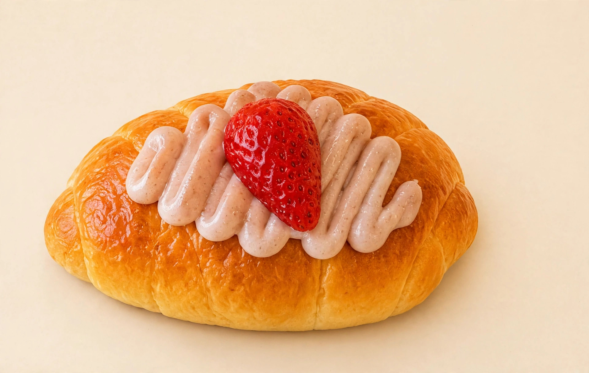 Strawberry SeaSalt Roll — HoneyMe Bakery, Bellevue