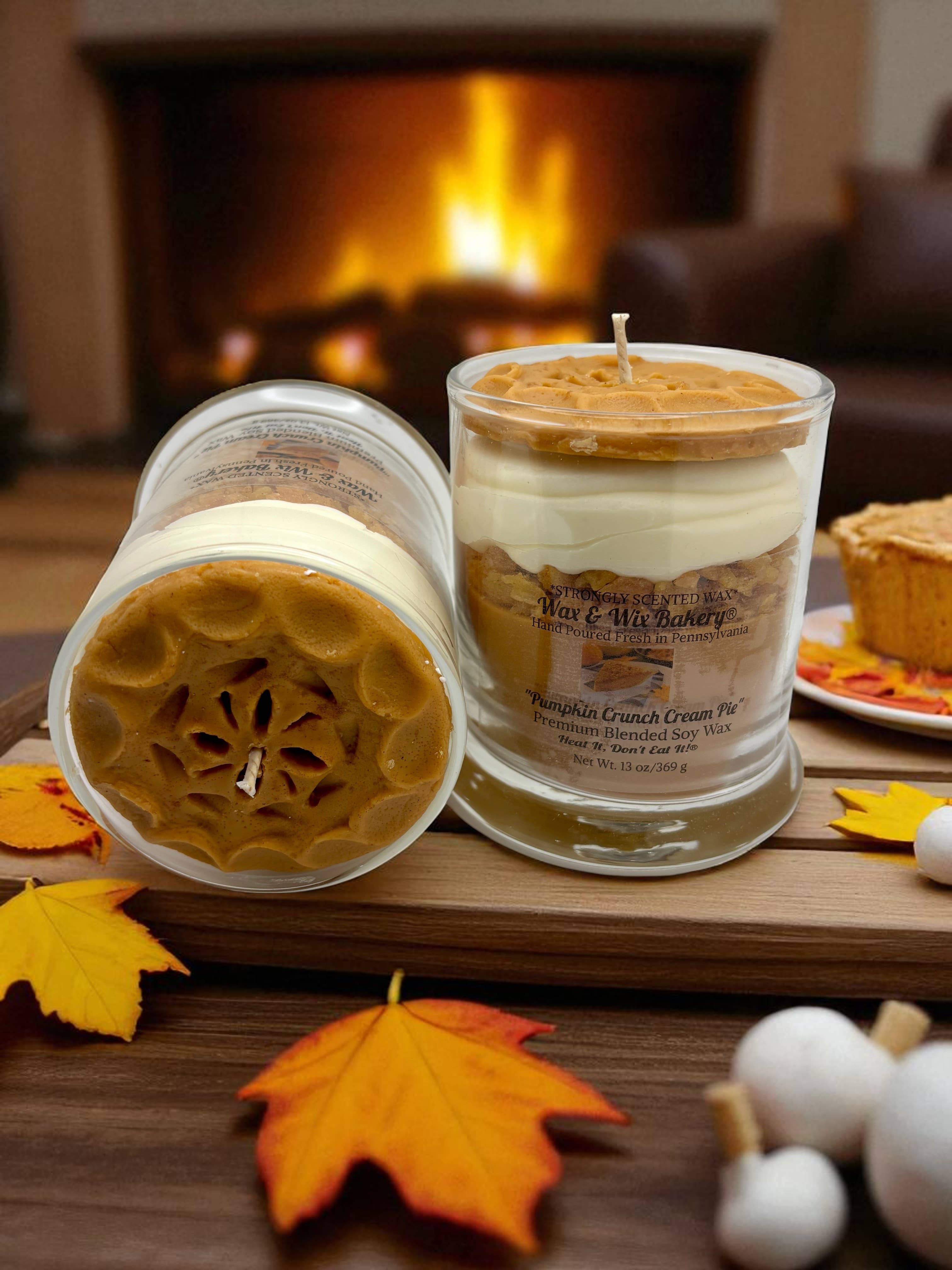 Wax and Wix - Pumpkin Crunch Cream Pie Candle