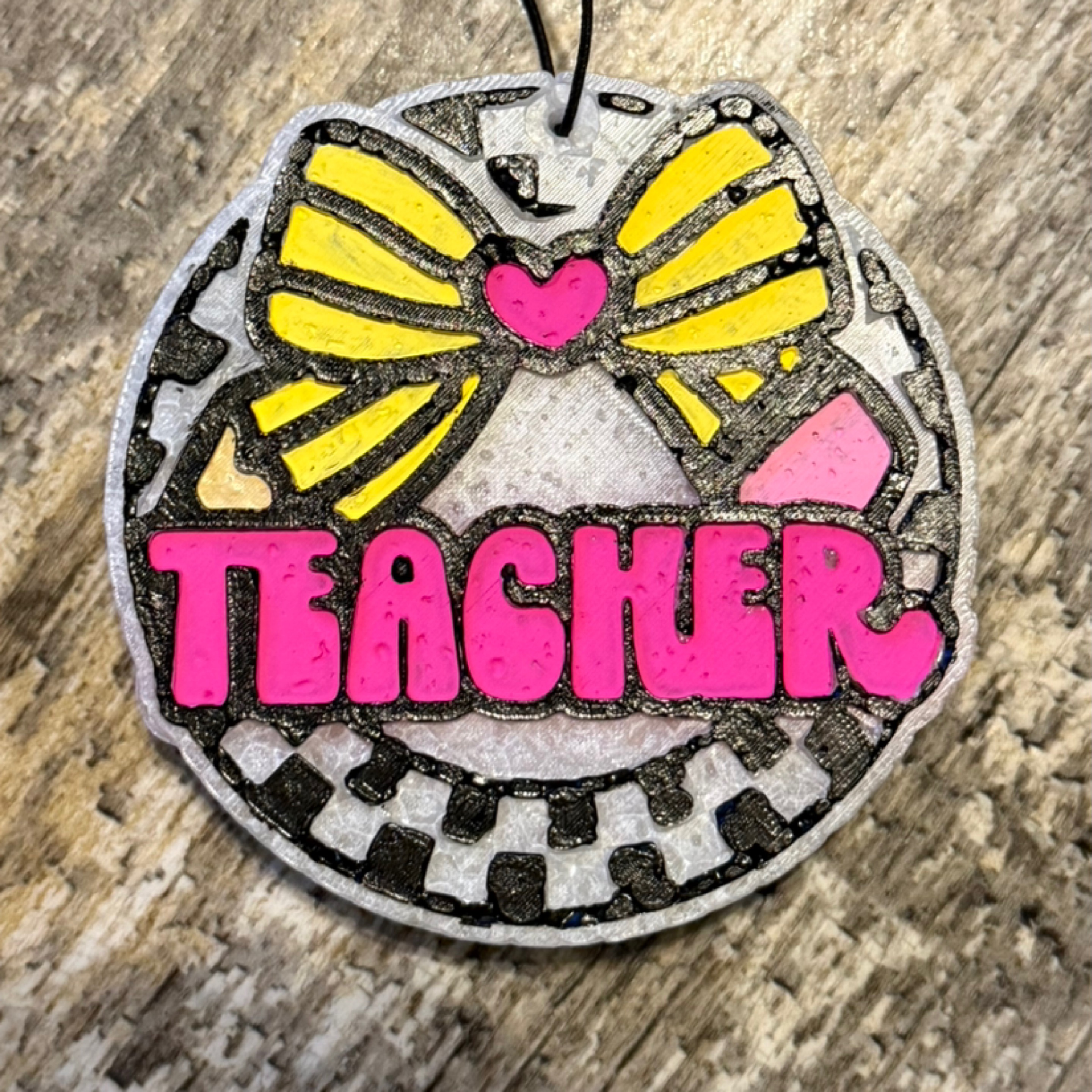 Checkered Teacher Freshies