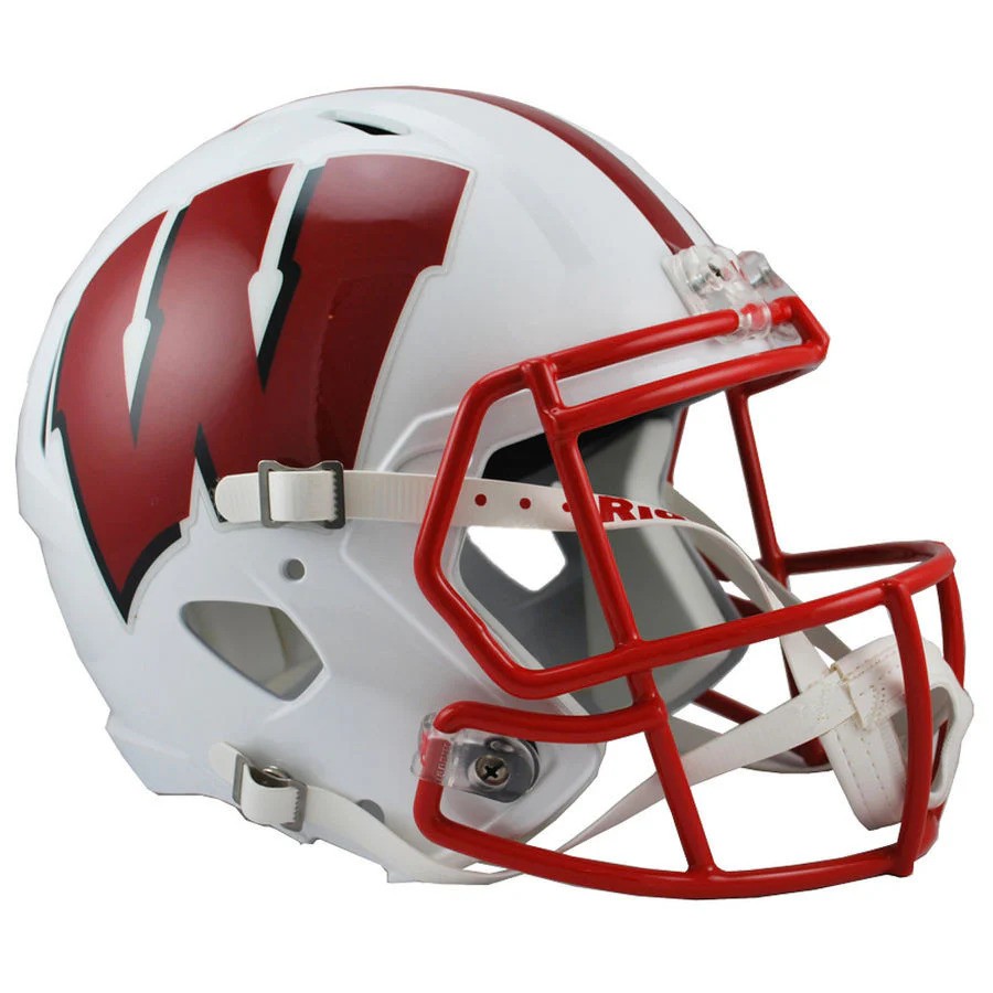 Wisconsin Badgers Deluxe Full Size Speed Helmet