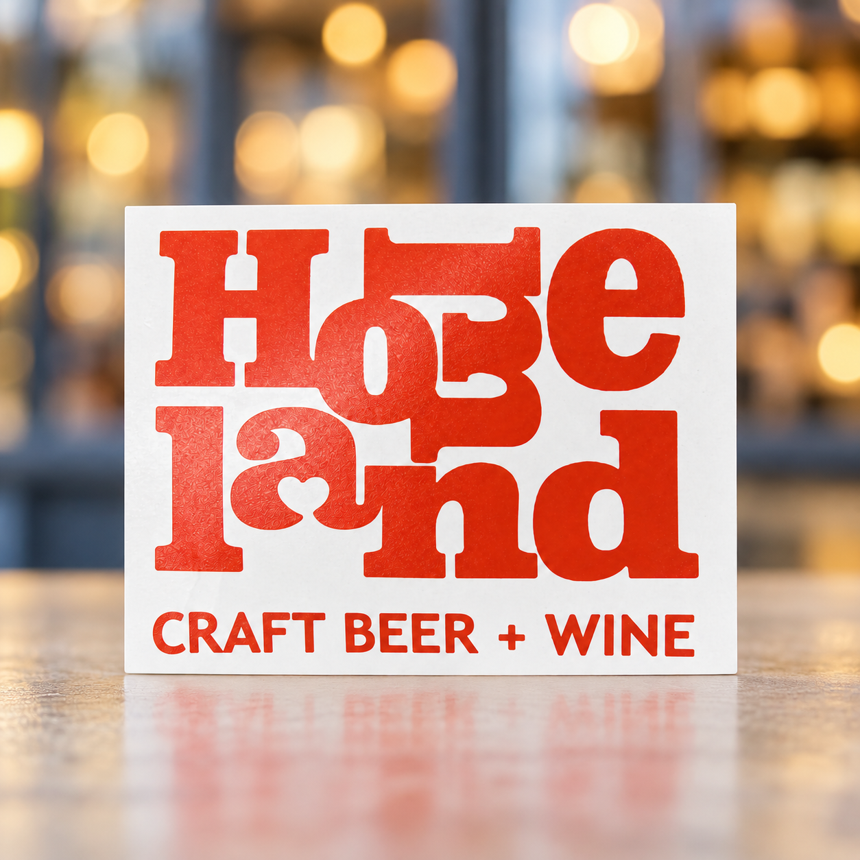 Homeland Vinyl Window Decal (6” × 5”)