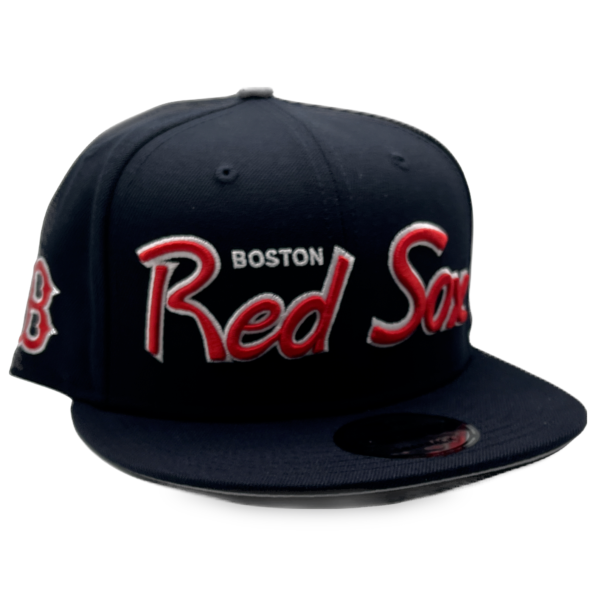 Boston Red Sox Navy Script New Era 9FIFTY Snapback Hat
