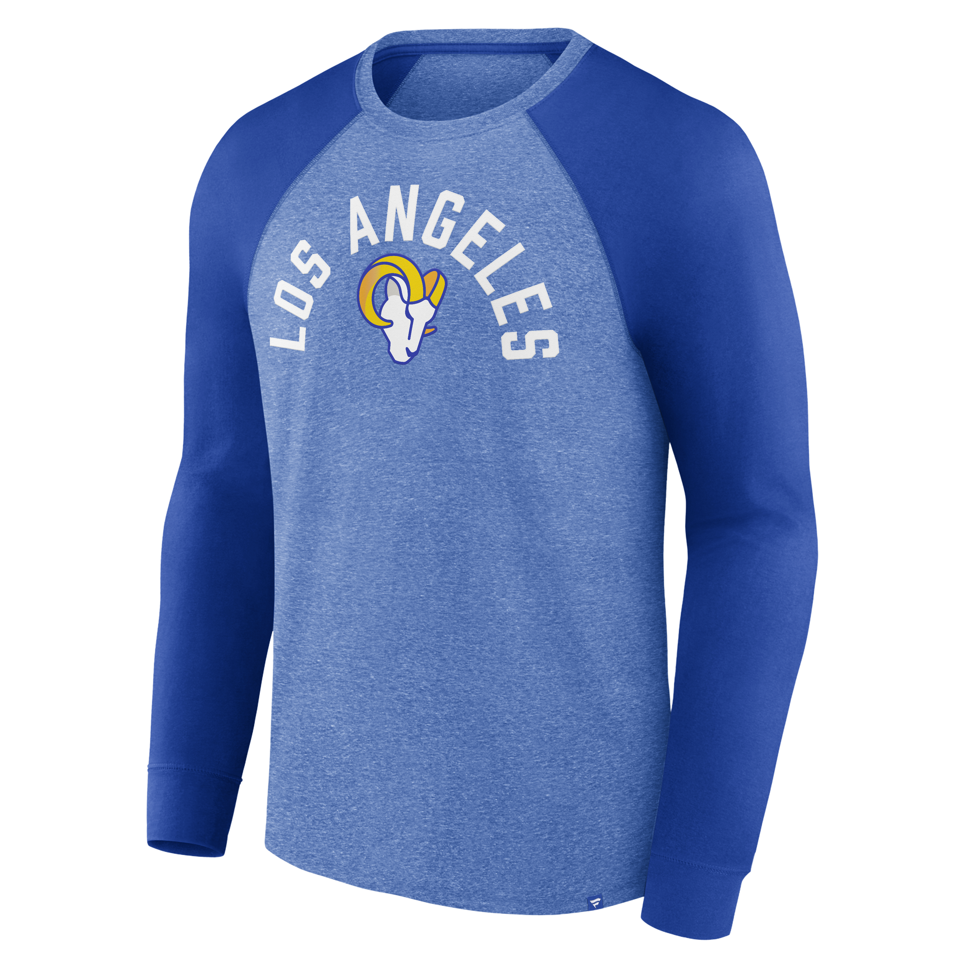 Los Angeles Rams Heather Royal Blue Arc Away Long Sleeve Goal Line Shirt