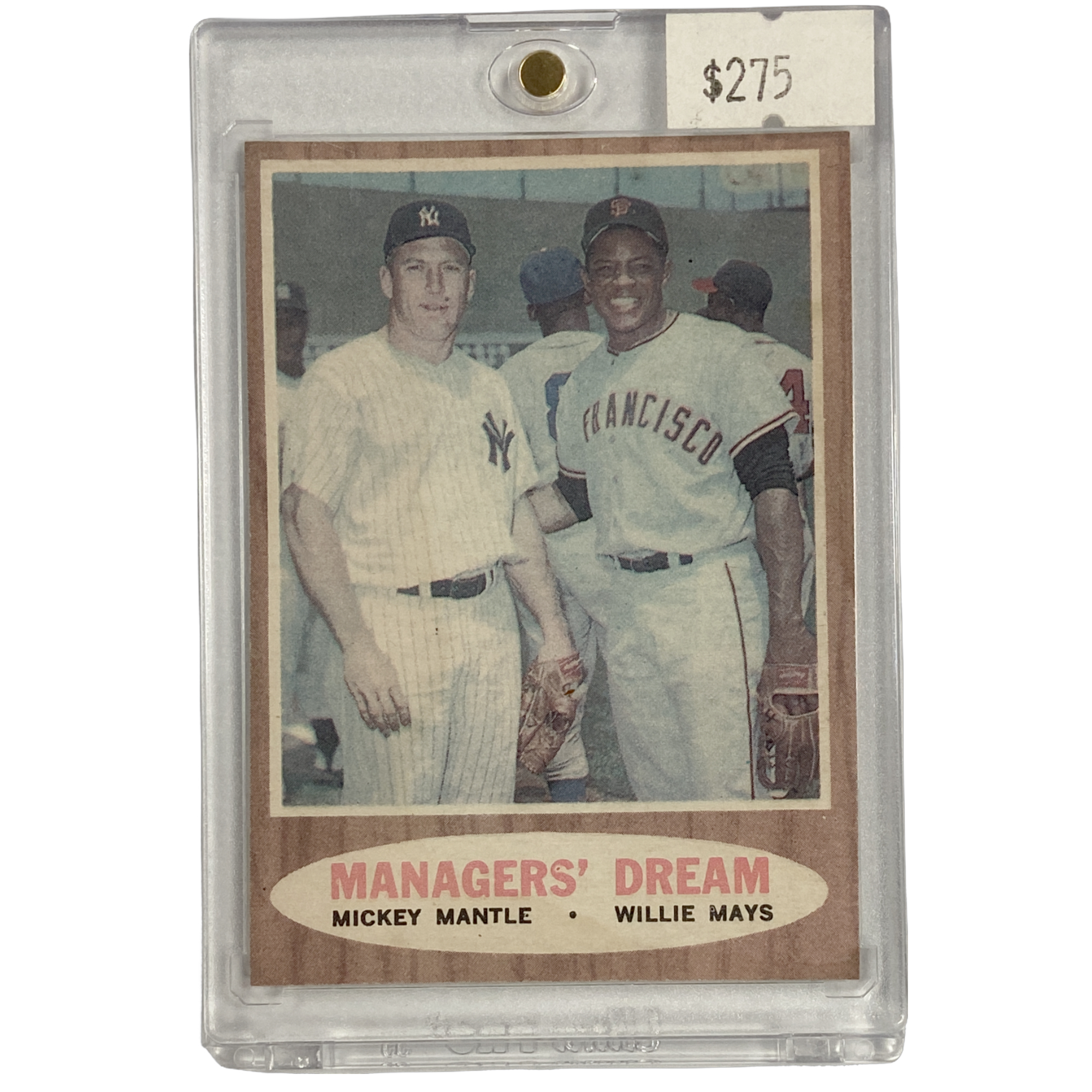 Mickey Mantle and Willie Mays Managers Dream Card