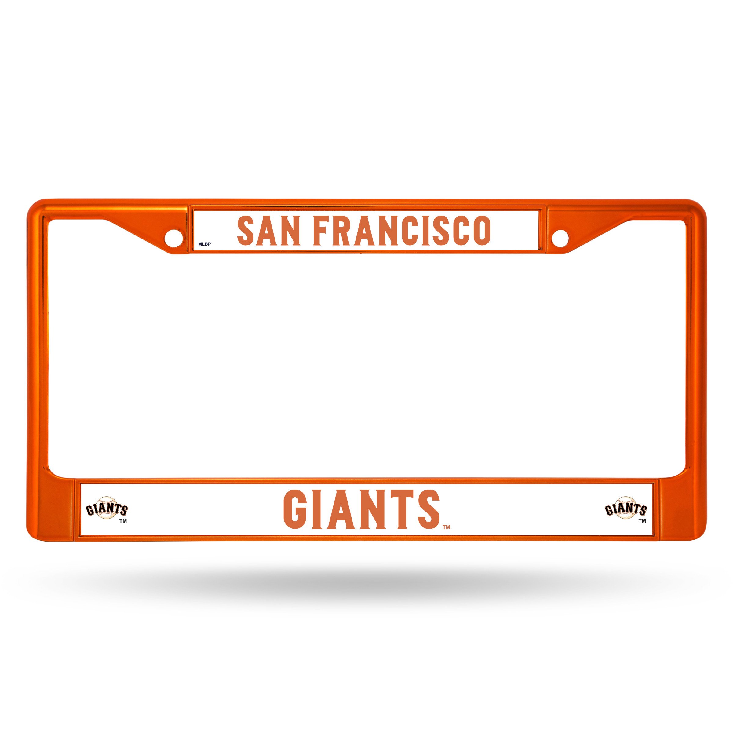 San Francisco Giants Orange Metal License Plate Frame