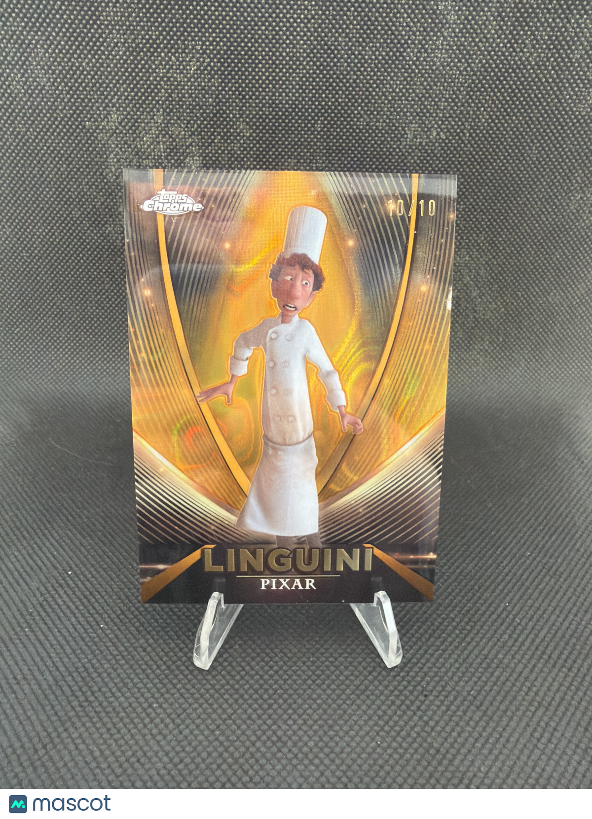 2025 Topps Chrome Disney Pixar Gold Linguini Gold Ray Wave /10