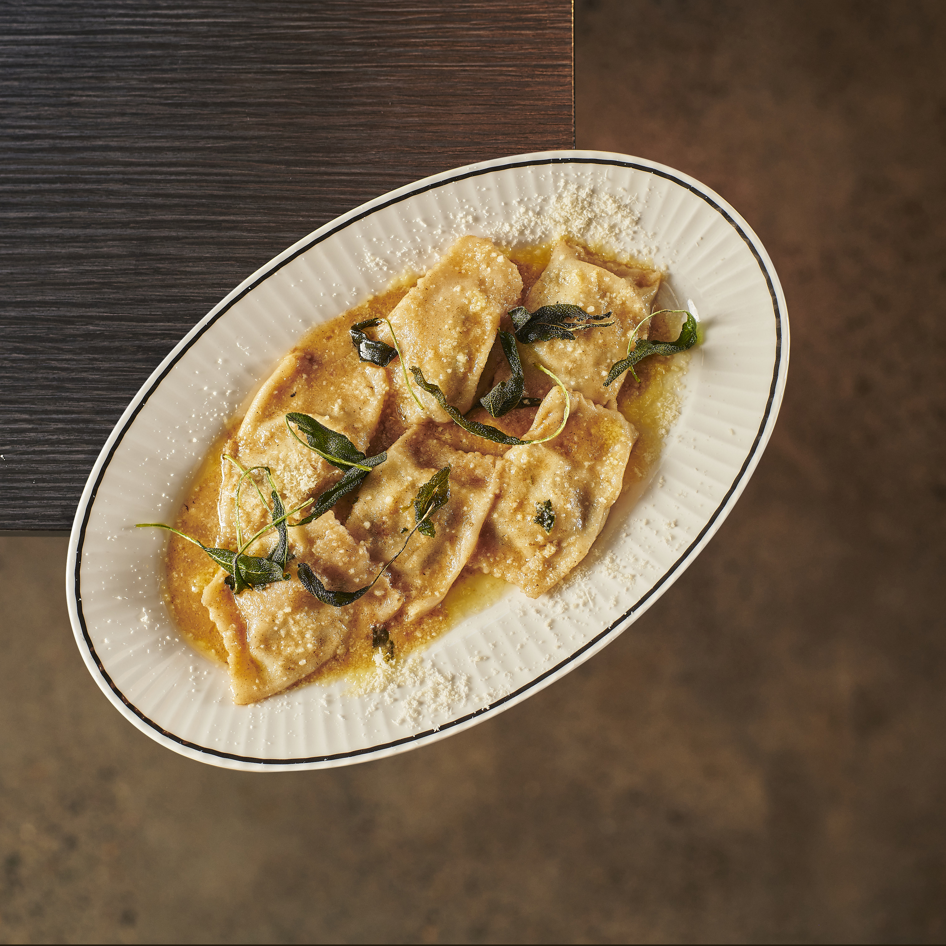 Ricotta E Spinaci Filled Agnolotti (V)