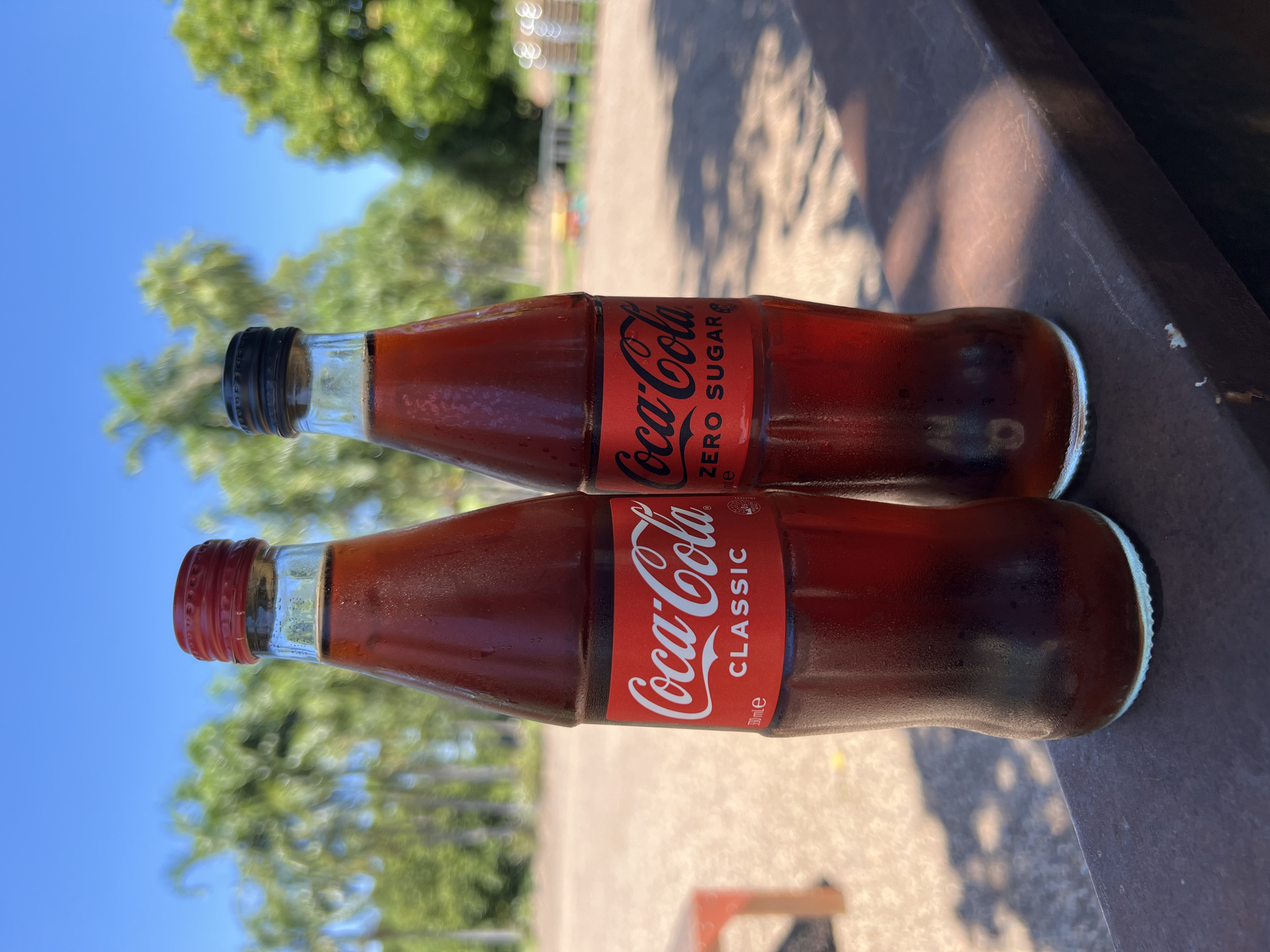 CocaCola glass bottle