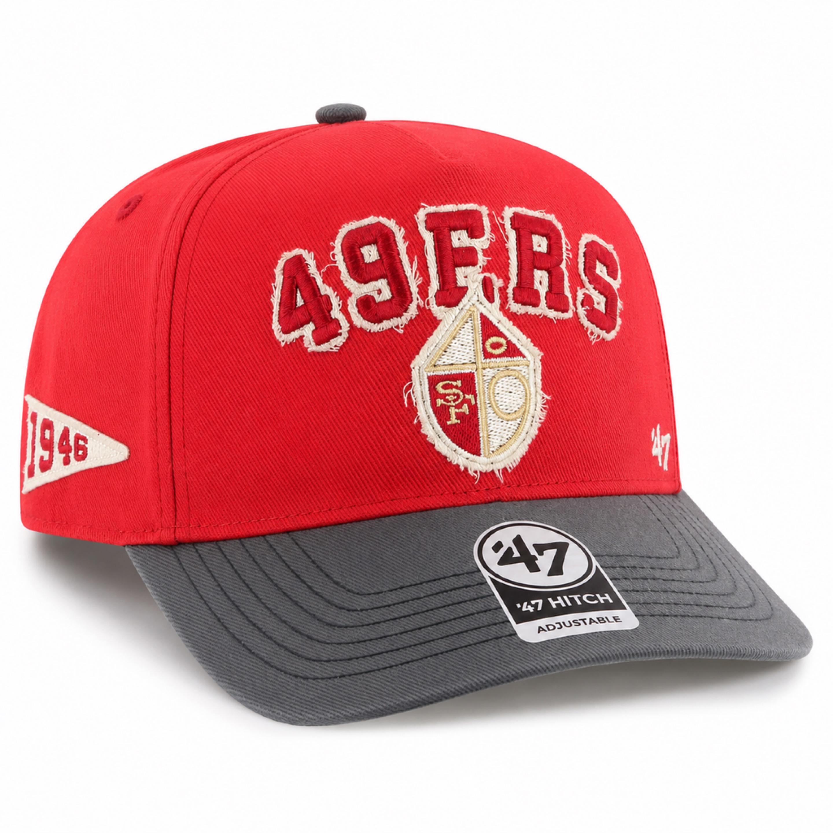 San Francisco 49ers Historic Habanero '47 Brand Calderwood Hitch Snapback Hat