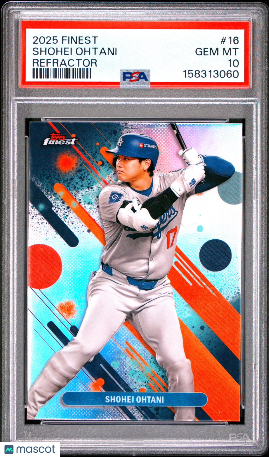 2025 Topps Finest Shohei Ohtani #16 Refractor PSA 10