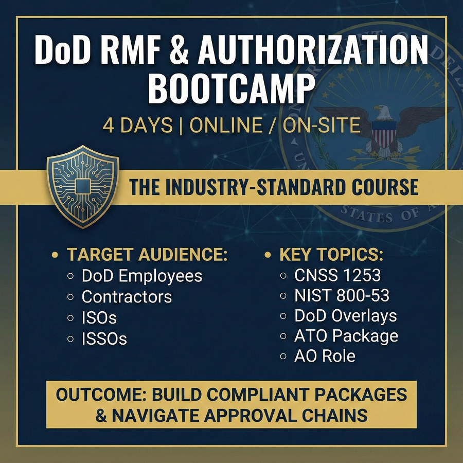 RMF for DoD IT Training