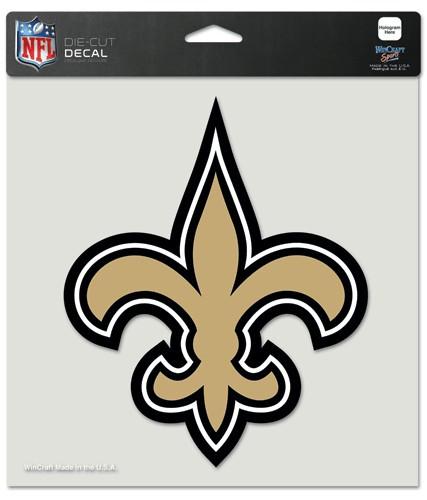 New Orleans Saints Perfect Cut Decal 8x8"