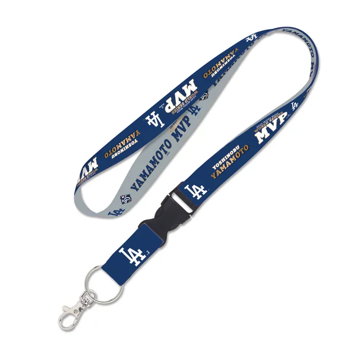 Los Angeles Dodgers Yoshinobu Yamamoto 2025 World Series Champions MVP Lanyard
