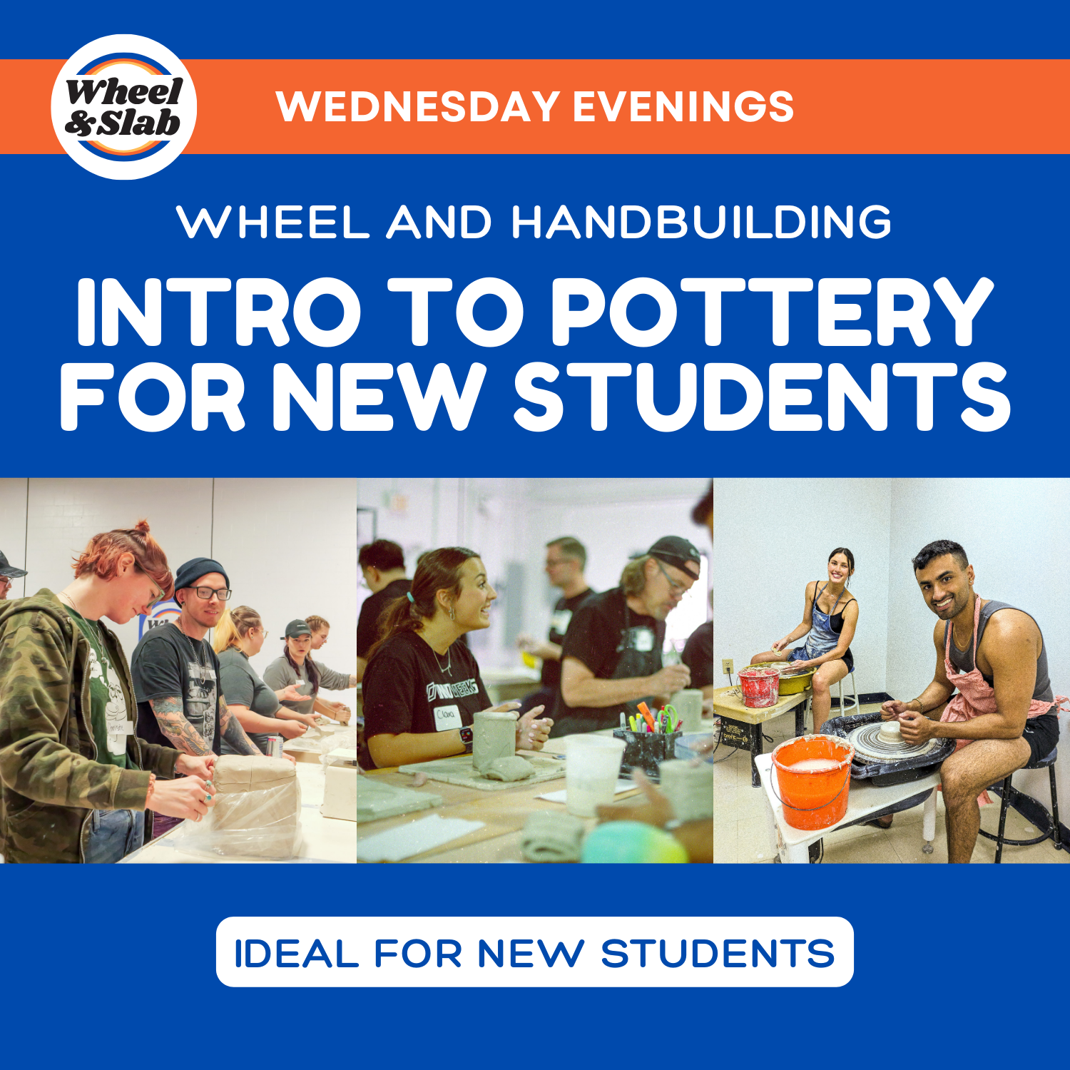 Intro to Pottery for New Students - Wednesday Evenings