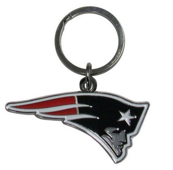 New England Patriots Cloisonne Metal Keychain