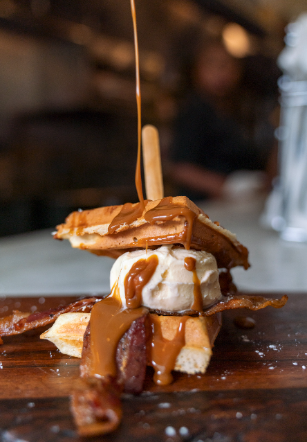 Waffle - Bacon & Ice Cream
