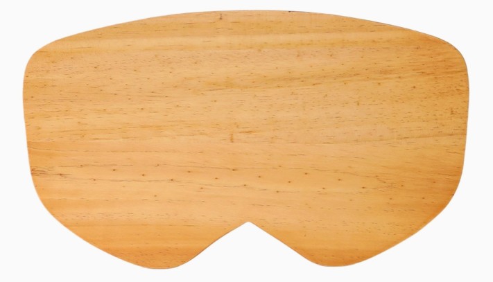 Ski Goggles Wood Cutting & Serving Board