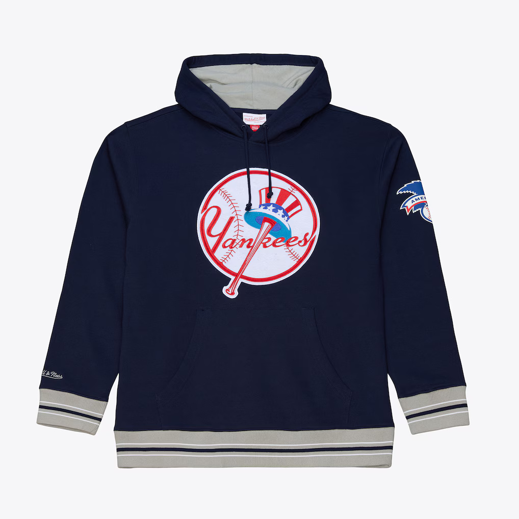 New York Yankees Playoff Win Mitchell and Ness Hooded Sweatshirt