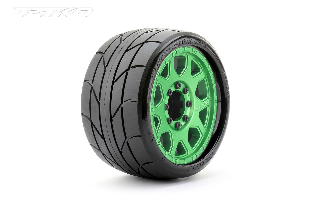 1/8 Ex-Super Sonic Metal Green Tires