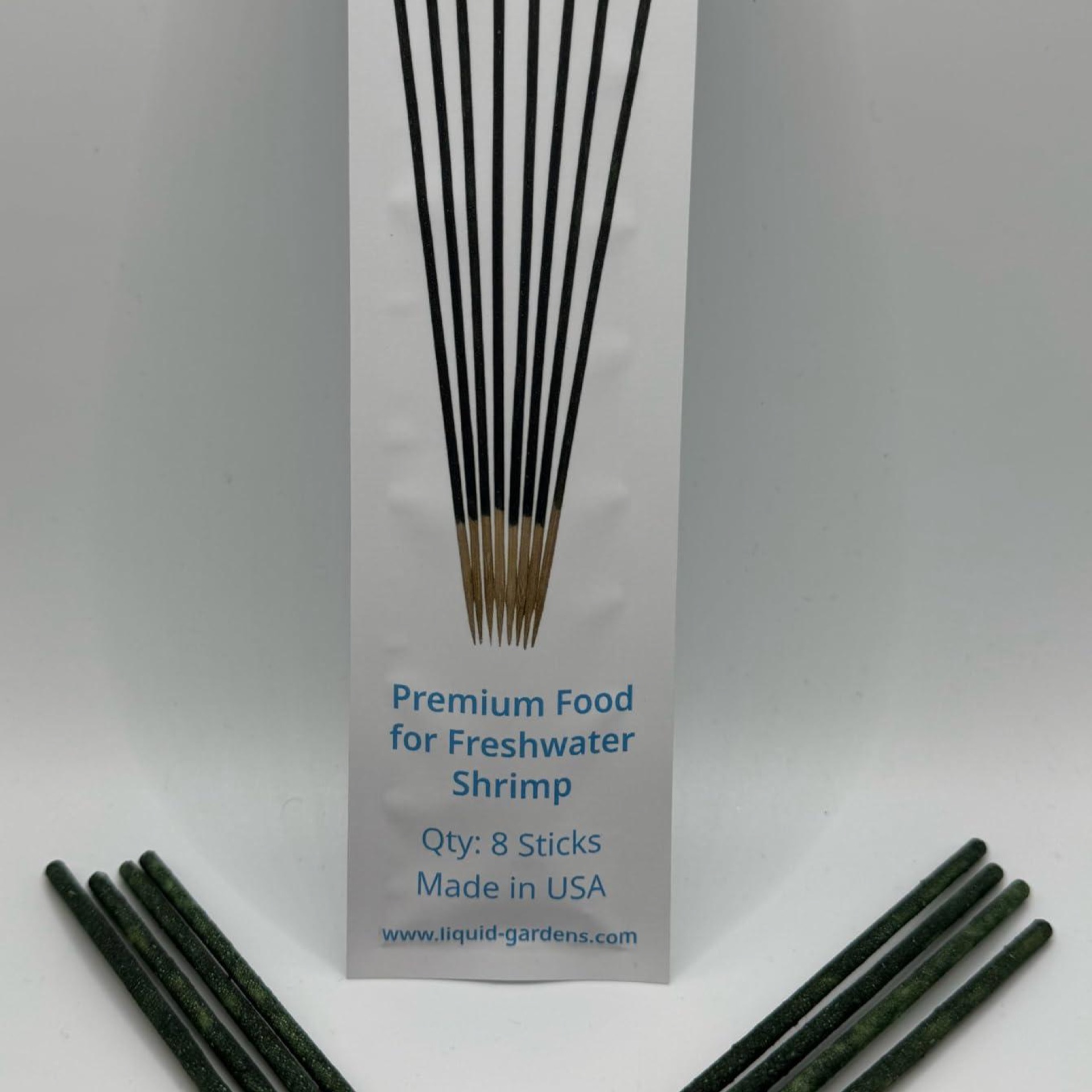 Liquid Gardens All Natural Shrimp Candy Sticks Qty 8 Shrimp Lollies