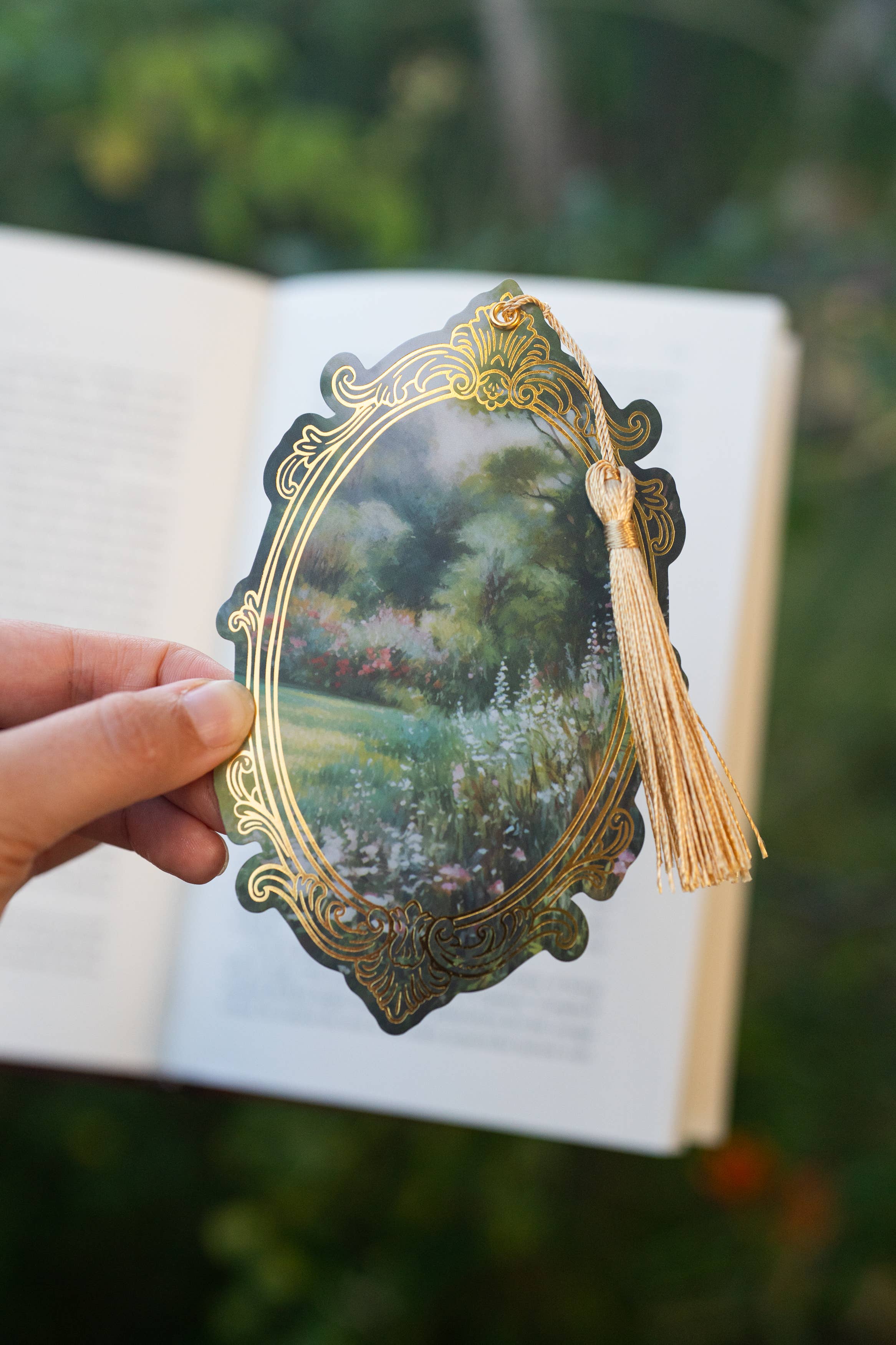 The Enchanted Meadow Foil Bookmark | Bookish Romantasy