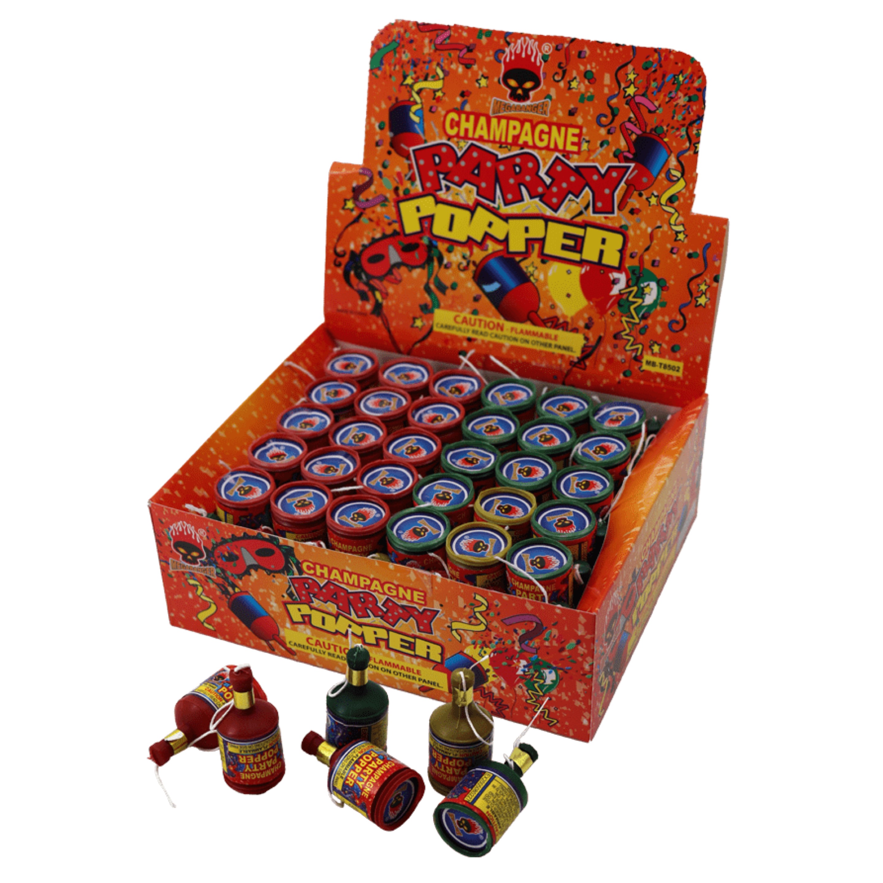 Champagne party popper