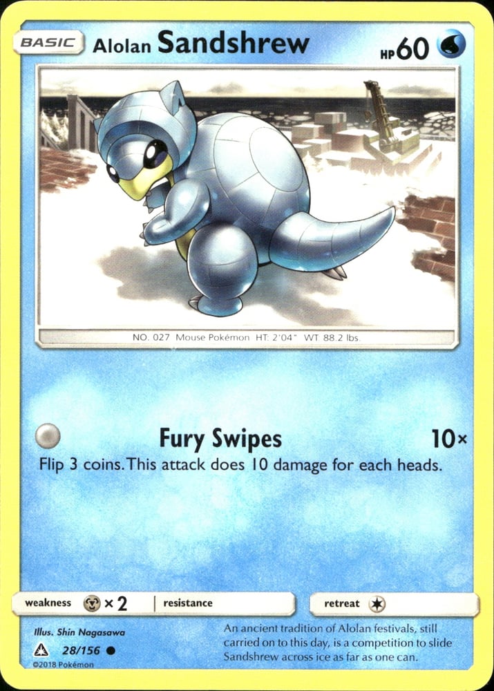 Alolan Sandshrew - SM5 28/156