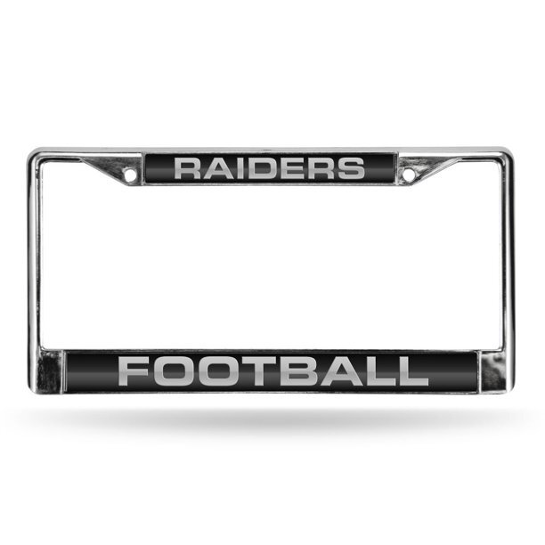 Las Vegas Raiders Laser Chrome License Plate Frame
