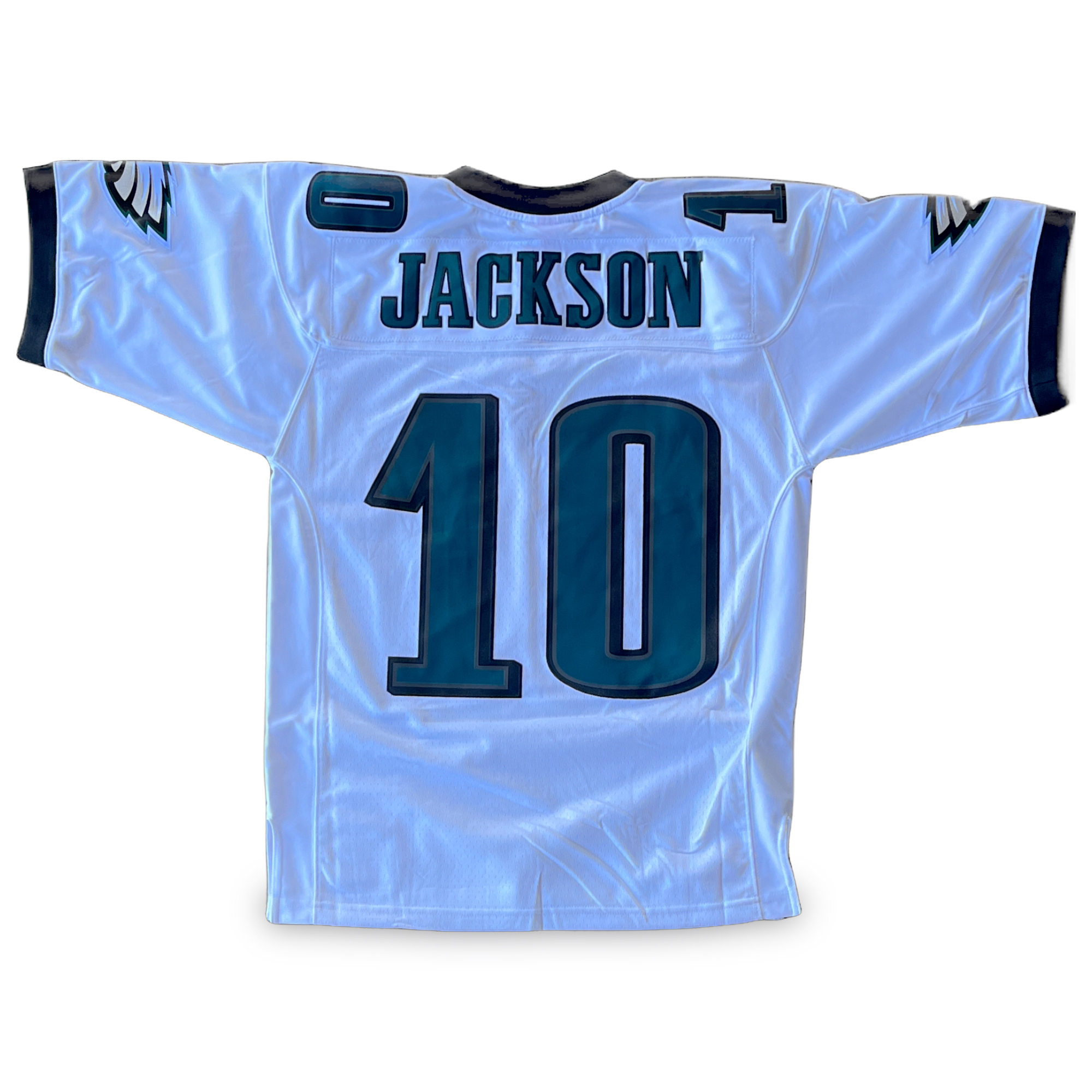 Philadelphia Eagles 2009 Desean Jackson #10 Mitchell and Ness White Jersey