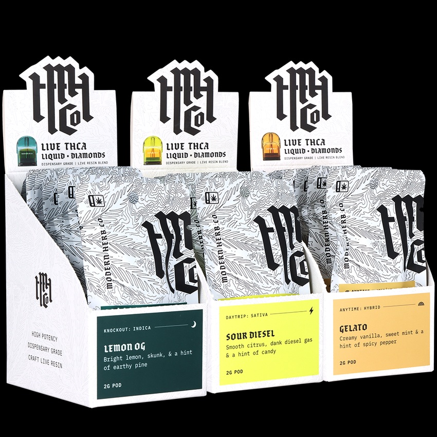 Liquid Diamond Pod 2g (Modern Herb Co) - Sour Diesel (Sativa)