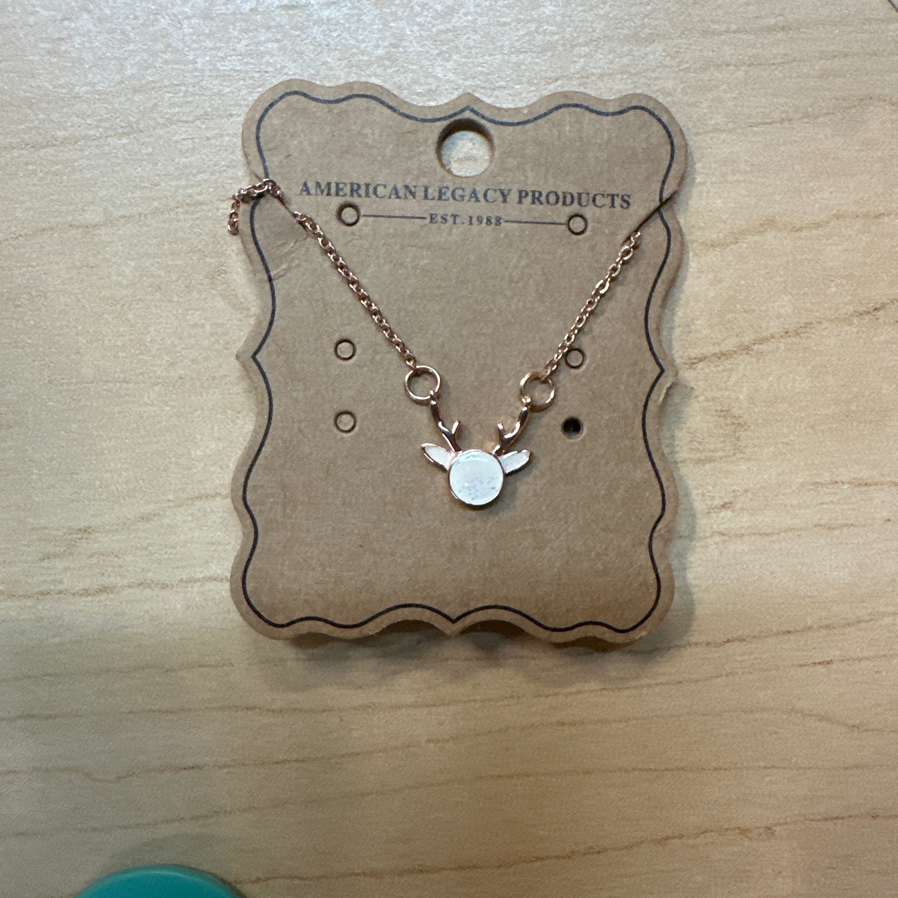 Antler Baby Yoda Necklace