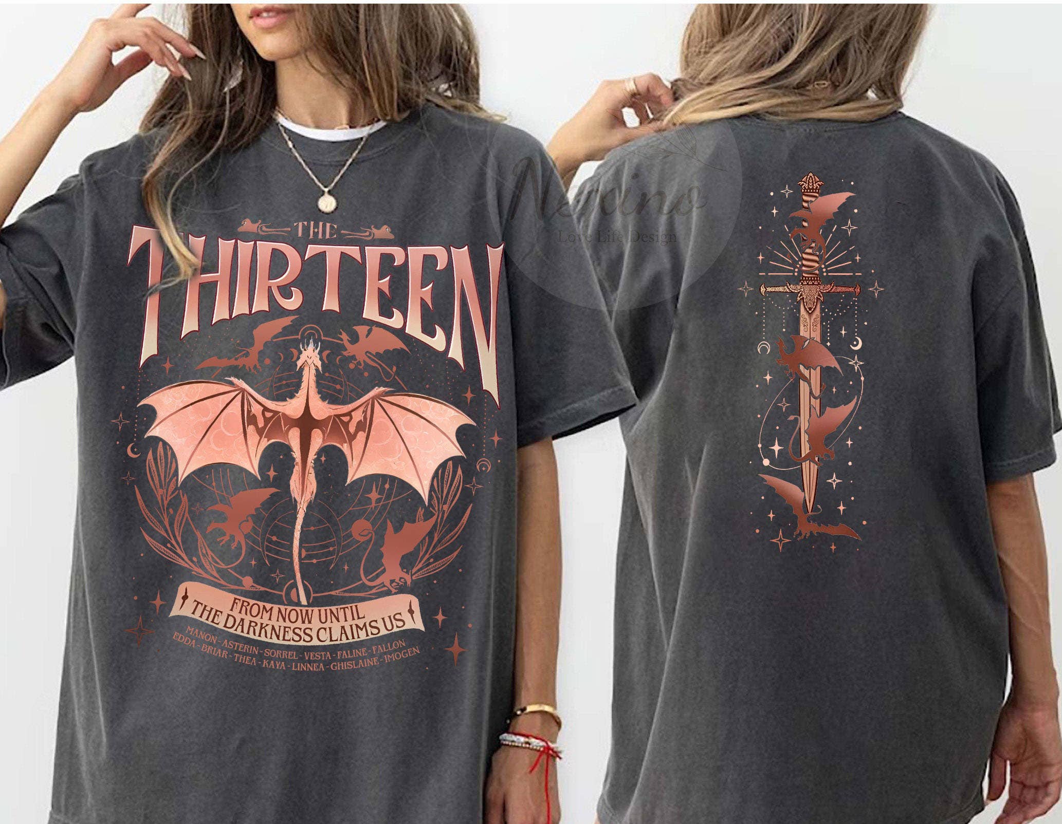 2XL The Thirteen Throne Of Glass Shirt, We Are The Thirteen Tee: Black, 2XL, Unisex Tee