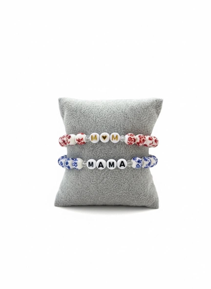 Porcelain Floral Personalised Bracelet