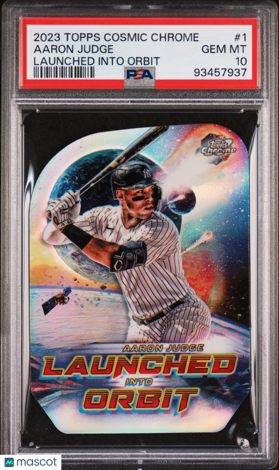 2023 Topps Cosmic Chrome Launched Into Orbit Aaron Judge #1 PSA 10