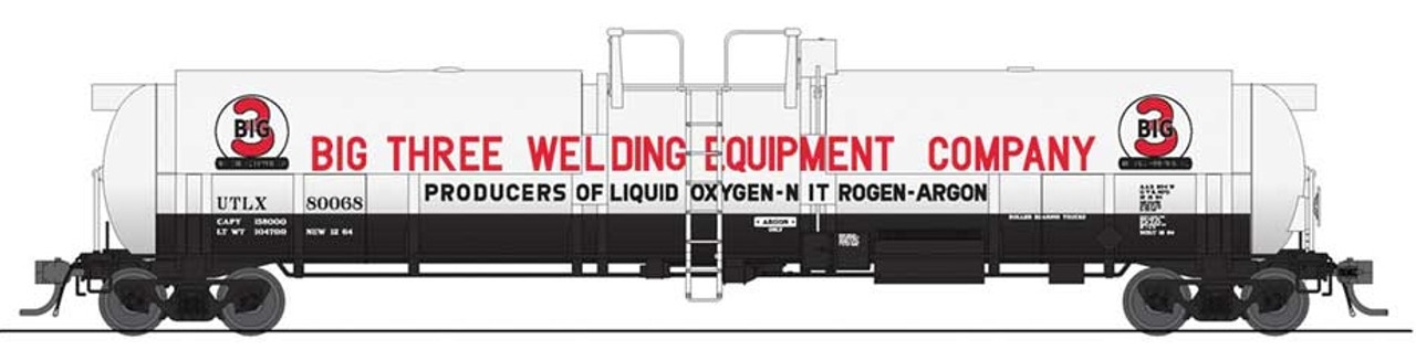 Broadway Limited Cryogenic Tank Car 2 Pk 6314 HO Scale