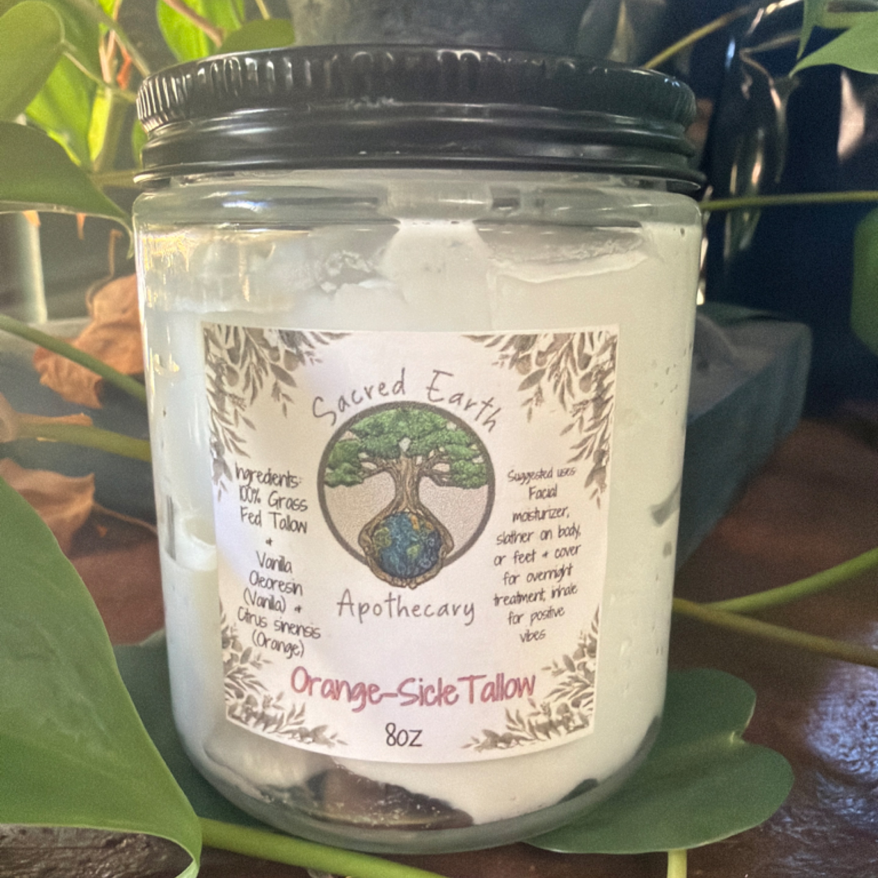Sacred Earth Apothecary - 8oz Orange-Sicle Tallow