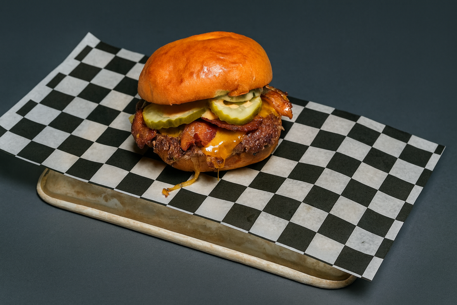 Bacon Smash Cheeseburger